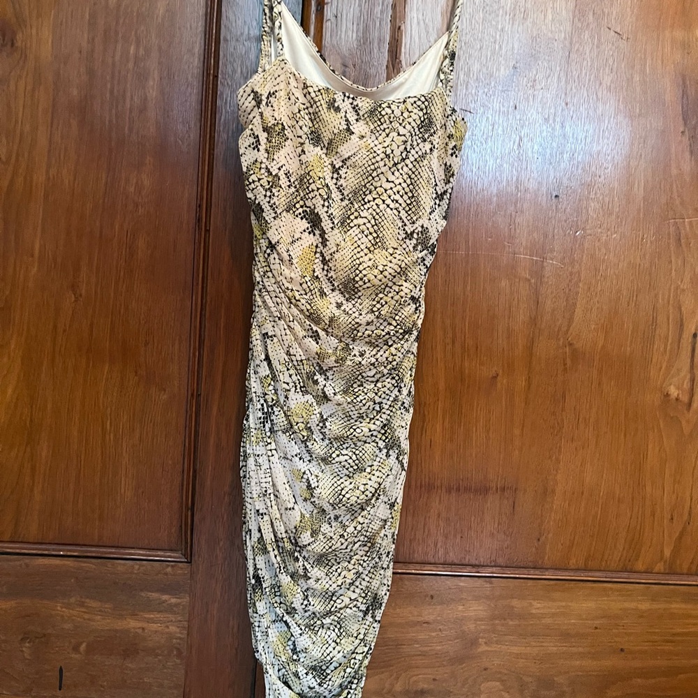 ‘Guess’ snake print mini dress